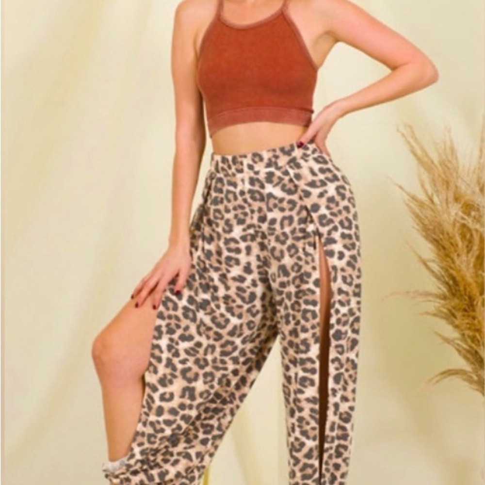 Anthropology Zenana Leopard Print Women's Pants Assorted Sizes